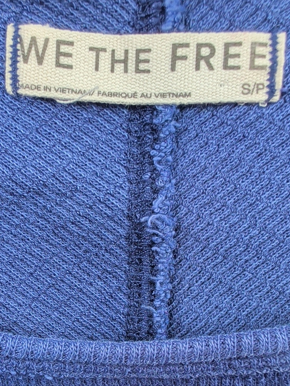 We The Free Women’s Long Sleeve Thermal Crew - Blue Small - Picture 4 of 6